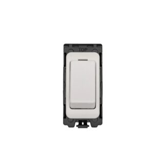 Eurolite G12-WHW Grid & Modular 10 Amp 2-Way Switch - Matt White (LEAD TIME: 2-3 DAYS)