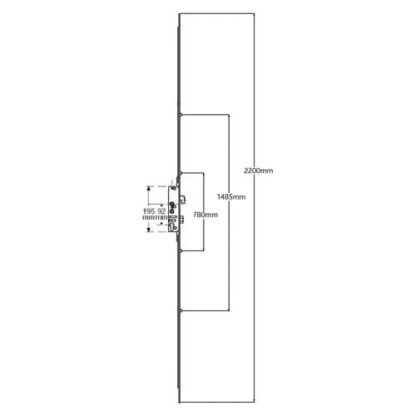 Yale G2000 Latch Hookbolt 4 Rollers Double Spindle Multipoint Door Lock - Image 9