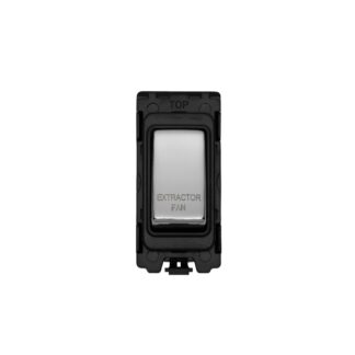 Eurolite G30-PC-EF Grid & Modular Extractor Fan Switch - Polished Chrome (LEAD TIME: 2-3 DAYS)