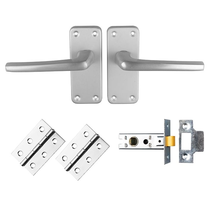 Carlisle Brass GK3002SAA/INTB Contract Aluminium Latch Pack (LEAD TIME: 2-3 DAYS)
