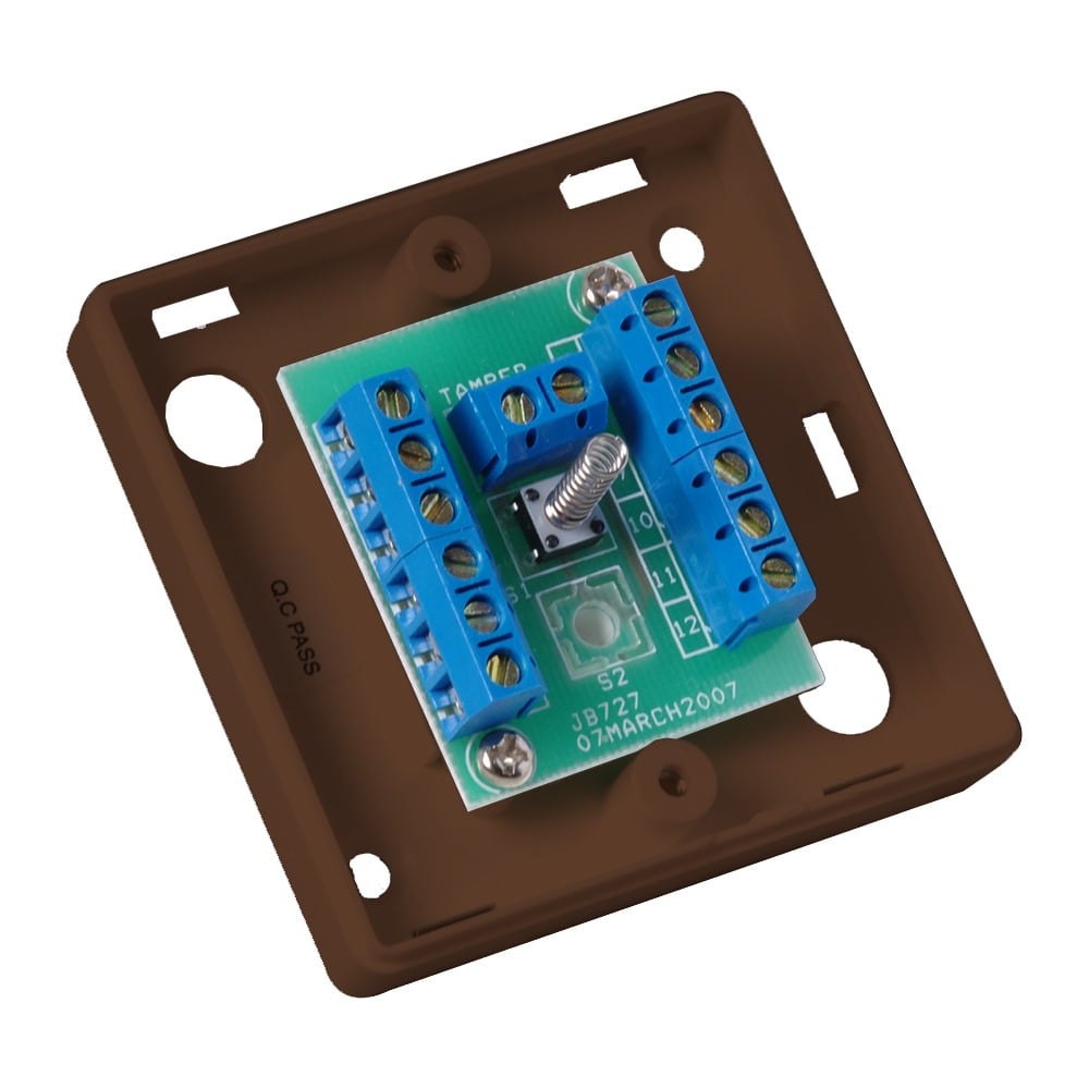 CQR JB727/BR Junction Box | 12 Way | Microswitch Tamper | Brown (LEAD TIME: 2-3 DAYS) - Image 2