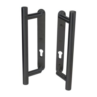 Coastal Group KM910B BLU Patio Sliding Door Handles Back To Back Euro Cut-Out (LEAD TIME: 2-3 DAYS)