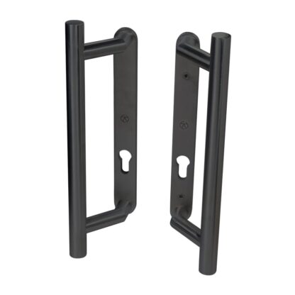 Coastal Group KM910B BLU Patio Sliding Door Handles Back To Back Euro Cut-Out (LEAD TIME: 2-3 DAYS)