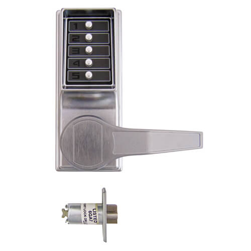 Kaba Simplex/Unican LL1011 Series Mortice Latch Digital Lock with Lever Handles - Image 2
