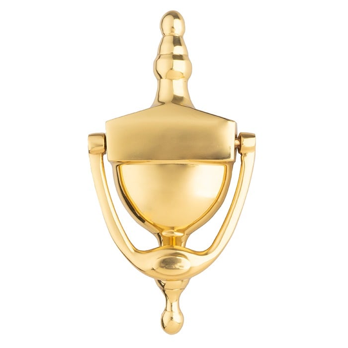 Carlisle Brass M38B Victorian Urn Door Knocker 196mm - Polished Brass (LEAD TIME: 2-3 DAYS)
