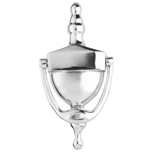 Carlisle Brass M38BCP Victorian Urn Door Knocker 196mm - Polished Chrome (LEAD TIME: 2-3 DAYS)