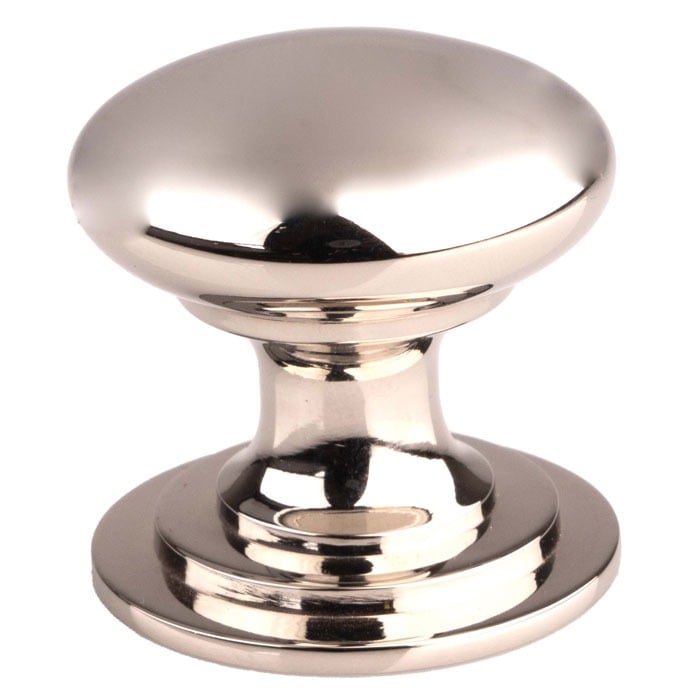 Carlisle Brass M47CPN Victorian Cupboard Knob 38mm - Polished Nickel (LEAD TIME: 2-3 DAYS)