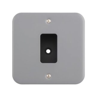 Eurolite MC-G1 Metal Clad Grid Faceplate with Back Box-1-Gang (LEAD TIME: 2-3 DAYS)
