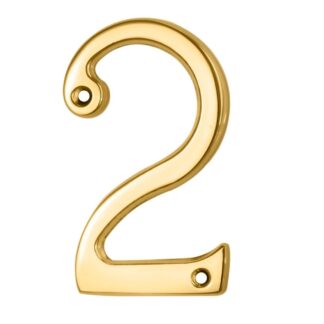 Carlisle Brass N2 Numerals (0-9) Number 2 (LEAD TIME: 2-3 DAYS)