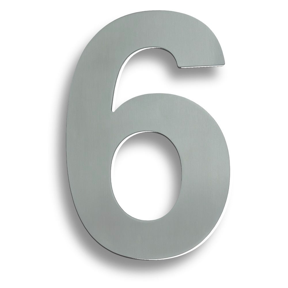Eurospec NUM10176/9SSS Stainless Steel 7" Numerals (0-9) (Number 6/9) (LEAD TIME: 2-3 DAYS)