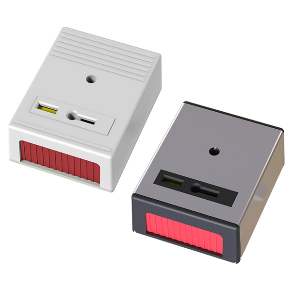 CQR PASP1/SS Panic Button | Single Push | Grade 1 | Stainless Steel | Key Resettable (LEAD TIME: 2-3 DAYS) - Image 2