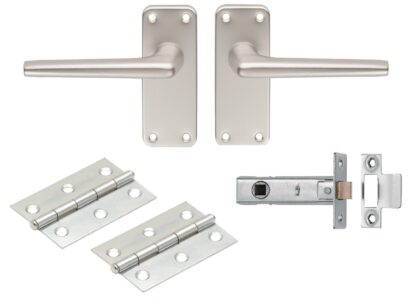 EuroSpec SAA22/INTB Aluminium Lever Latch Door Pack (LEAD TIME: 2-3 DAYS)