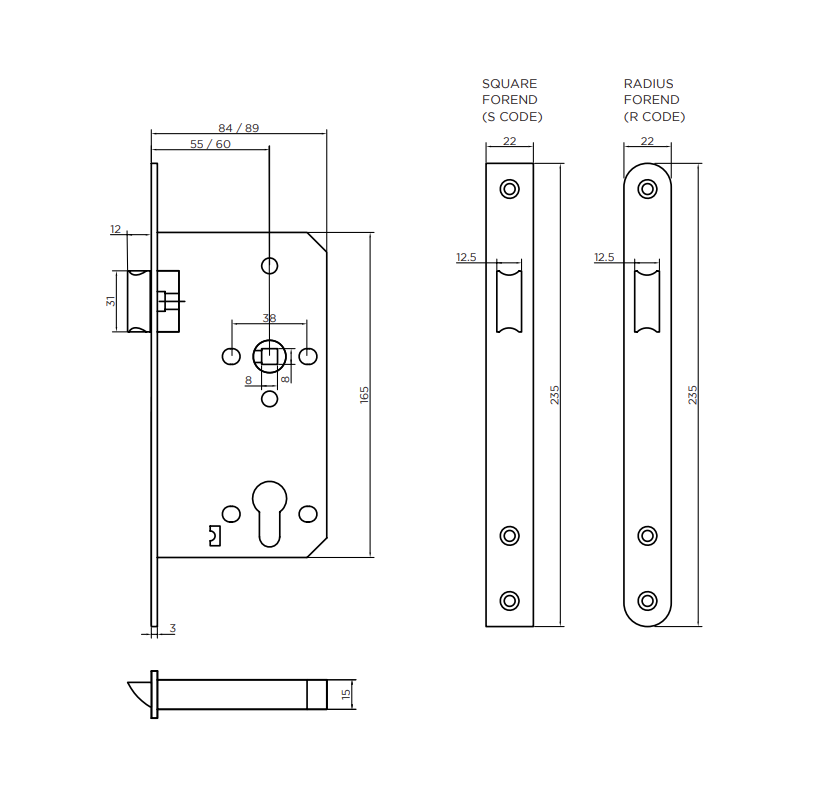 Zoo DIN Euro Mortice Latch Case - Image 11