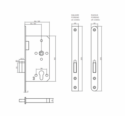 Zoo DIN Euro Mortice Deadlock Case - Image 7