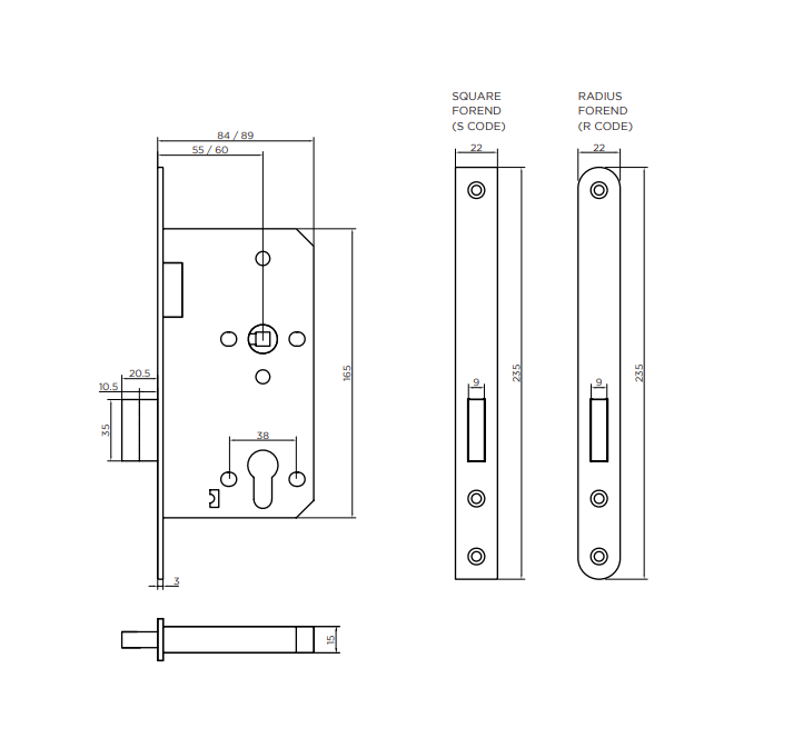 Zoo DIN Euro Mortice Deadlock Case - Image 7