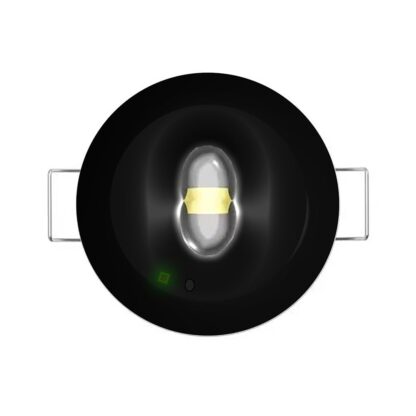 CQR SP/1/NM/BK/865 BLACK - Spot LED Emergency Downlight, c/w open area & corridor lens (LEAD TIME: 2-3 DAYS)