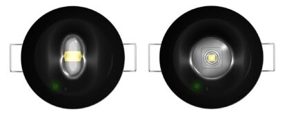 CQR SP/1/NM/BK/865 BLACK - Spot LED Emergency Downlight, c/w open area & corridor lens (LEAD TIME: 2-3 DAYS) - Image 2