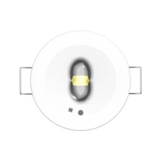 CQR SP/1/ST/WH/865 SELF TEST - Spot LED Emergency Downlight, c/w open area & corridor lens (LEAD TIME: 2-3 DAYS)