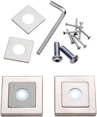 Eurospec SSR1405SSS/DUO Square Rose Kit (LEAD TIME: 2-3 DAYS)