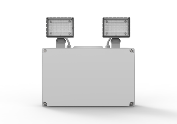 CQR TS/8/NM/WH/865 WHITE - H O Emergency LED Twin Spot, 2x500lm, IP65 (LEAD TIME: 2-3 DAYS)