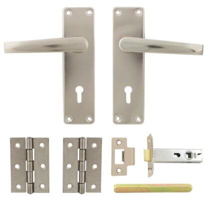 TSS Aluminium Door Handle, Tubular Latch & Hinge Packs - Image 6