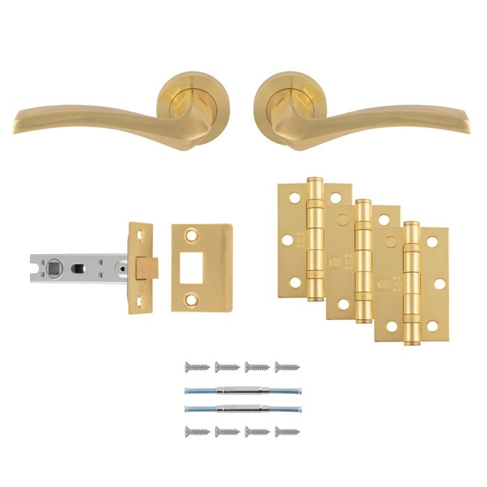 Carlisle Brass UDP008SB/INTB Sines Latch Pack Ultimate Door Pack (LEAD TIME: 2-3 DAYS)