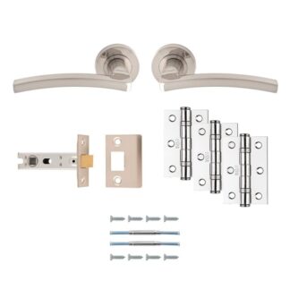 Carlisle Brass UDP009SN/INTB Tavira Latch Pack Ultimate Door Pack (LEAD TIME: 2-3 DAYS)