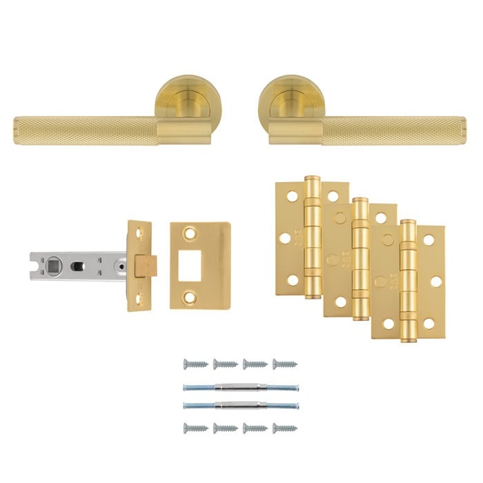 Carlisle Brass UDP010SB/INTB Lagos Latch Pack Ultimate Door Pack (LEAD TIME: 2-3 DAYS)