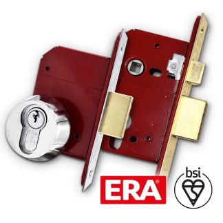 ERA British Standard Euro Mortice Kits Complete With Euro Key & Turn Cylinder – Keyed Alike