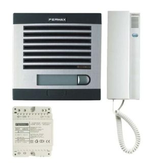 Fermax 6201 1-Way CITYMAX Audio Kit w/WH Tel (4+N) (LEAD TIME: 3-15 DAYS)