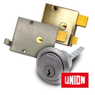Union 1332/1334 5 Pin Nightlatches - Keyed Alike