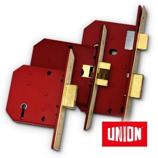 Union Non British Standard 5 Lever Mortice Locks - Keyed Alike