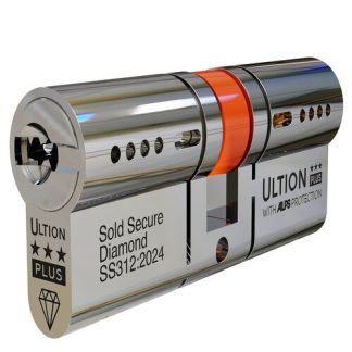 Ultion ALPS Euro Double Cylinders British Standard Kitemarked TS007 3* - Brass or Chrome Finish (LEAD TIME: 2-3 DAYS)